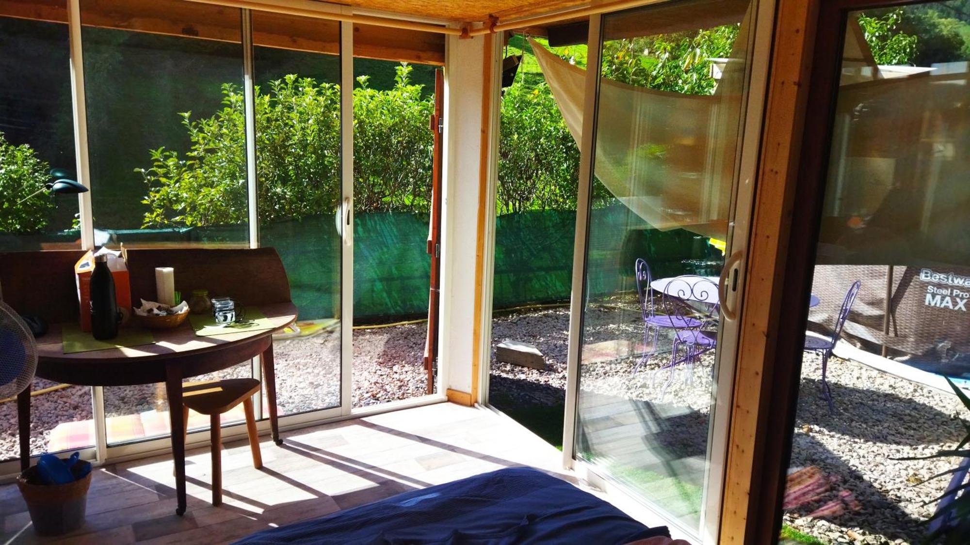 Hotel Abri De Jardin Amenage, Chambre Camping Glamour Lalaye Exterior foto